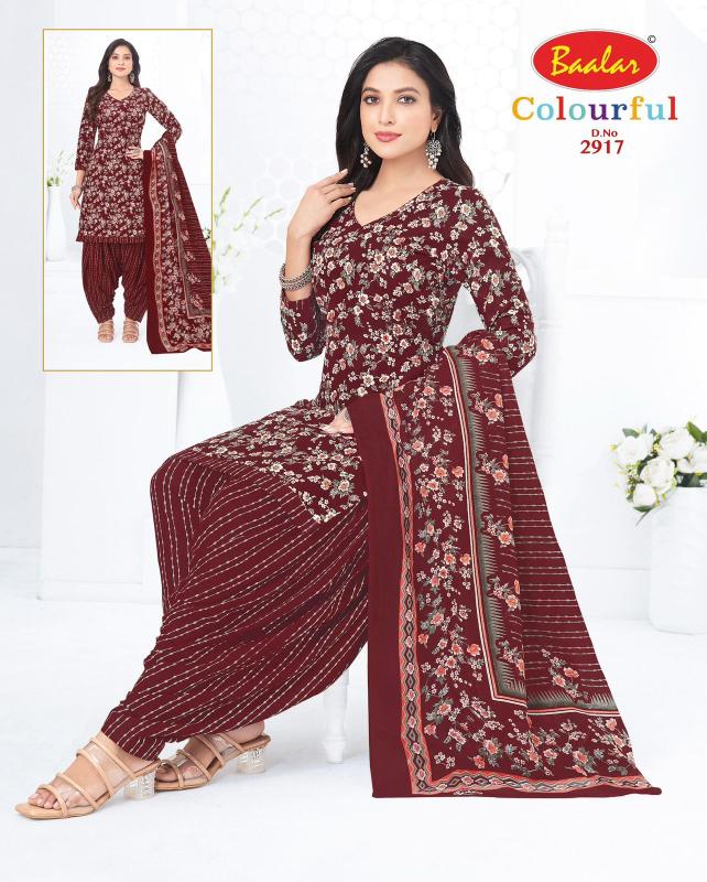 Baalar colourful vol-29 kalamkari dress material wholesale bangalore